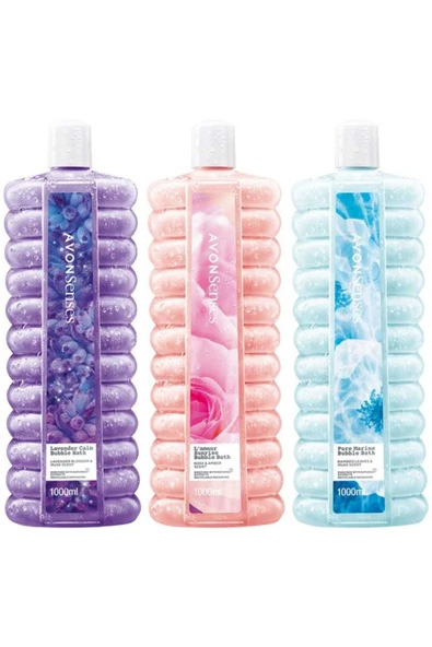 Senses Lavanta,Gül Kehribar,Bambu Yaprakları ve Misk Kokulu Banyo Köpüğü Paketi