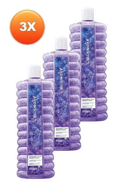 Senses Lavender Calm Lavanta Kokulu Banyo Köpüğü 1 Lt. Üçlü Set - 2