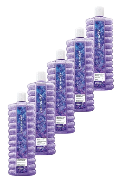Senses Lavender Calm Lavanta Kokulu Banyo Köpüğü 1 Lt. Beşli Set
