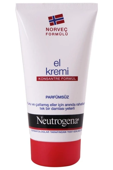 Neutrogena El Kremi Parfümsüz - 75 ml