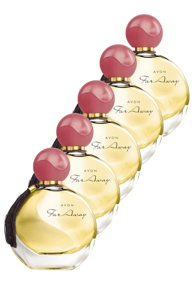 Far Away Kadın Parfüm Edp 50 ml 5'li Set 5050000101516 (YENİ ŞİŞE)