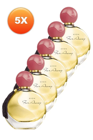 Far Away Kadın Parfüm Edp 50 ml 5'li Set 5050000101516 (YENİ ŞİŞE) - 2