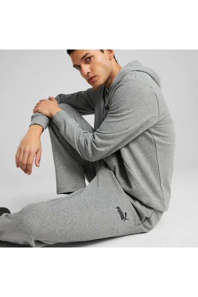 PUMA ERKEK ESS NO. 1 LOGO SWEATPANTS EŞOFMAN ALT 68261203 - 5