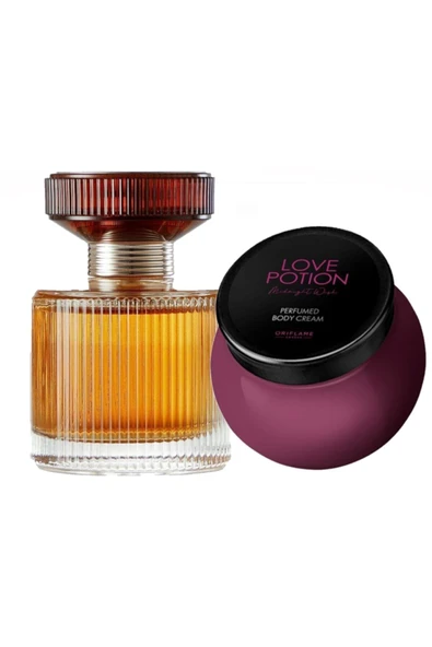 Amber Elixir Edp 50 Ml Kadın Parfüm+love Potion Midnight Wish Parfümlü Vücut Kremi