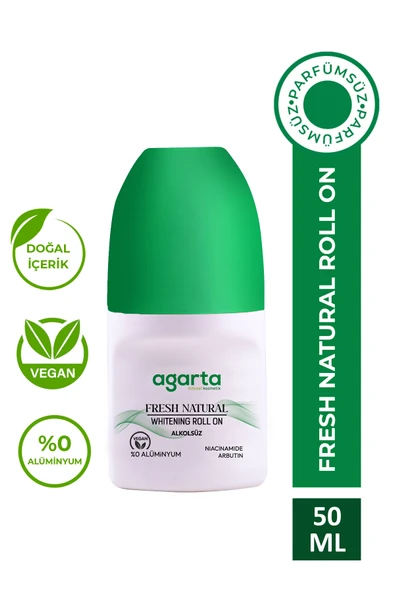 Ter Kokusu Önleyici 24 Saat Etkili Beyazlatıcı Unisex Natural Roll-on 50 ml