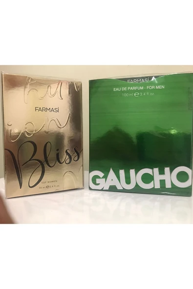 Kadın Bliss Parfüm ve Erkek Gaucho Parfüm Seti 1
