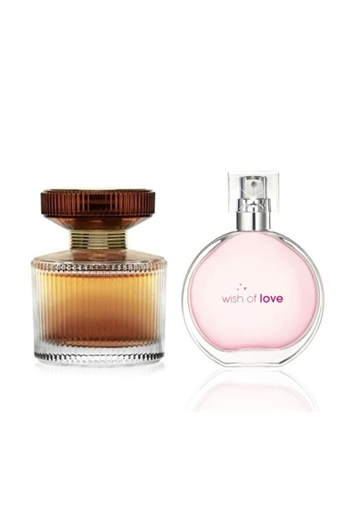 Amber Elixir Edt 50 ml ve Wish Of Love Edt 50 ml Kadın Parfüm Seti Amberrr11