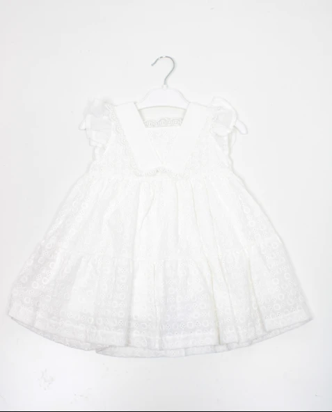 Baby Rose Kare Yaka Kız Elbise ürün görseli