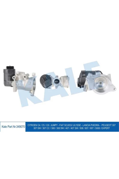 KALE 349070 EGR VALFI C4 C5 2.0 HDI 04- 307 308-407-607 2.0 HDI 0 ürün görseli 1