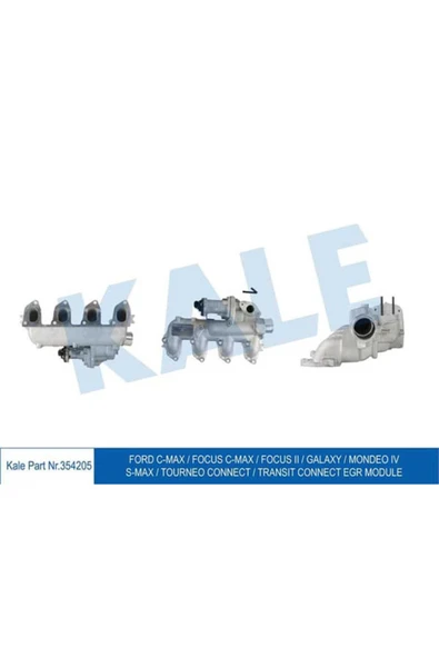 KALE 354205 EGR MODÜL FORD C M AX FOCUS C M AX FOCUS II GALAXY MO