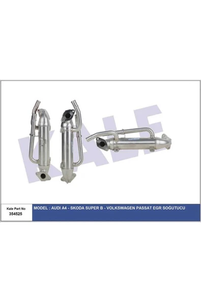 KALE 354525 EGR SOĞUTUCU A4 SUPER B PASSAT 1.9 2.0 TDI 03-09 ürün görseli 1