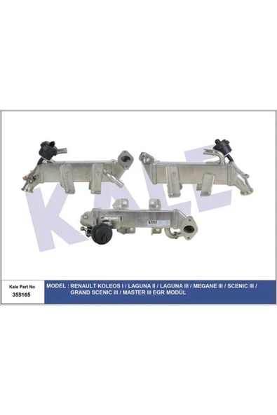 KALE 355165 EGR SOĞUTUCU MASTER III 2.3-TRAFIC III 2.0-LGN III M9 ürün görseli 1