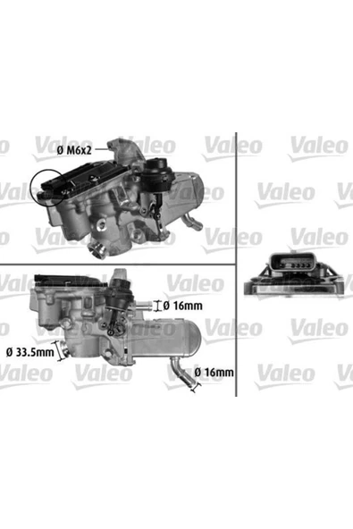 VALEO 700433 Egr Valfı Megane 1.9 Dcı Uyumlu ürün görseli 1