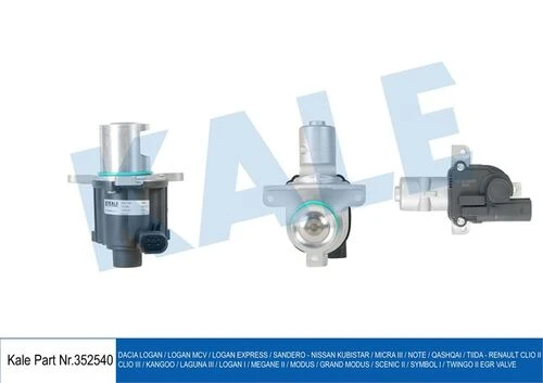 Kale 352540 Egr Vanası Dcı Clio Iıı Kangoo Iıı K9k Kangoo Iı Fluence Logan Megane 8200270177 ürün görseli 1