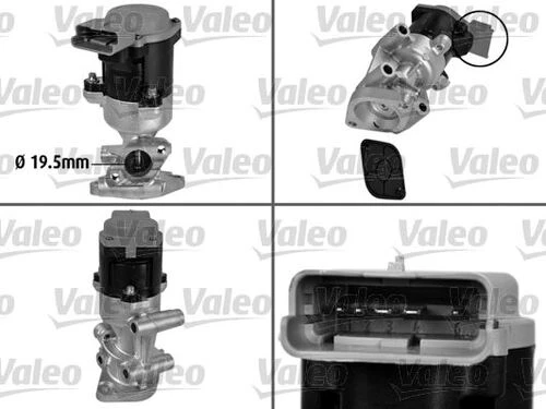 VALEO 700411 EGR VALFI 407 607 / C5 2.7 HDI ürün görseli 1
