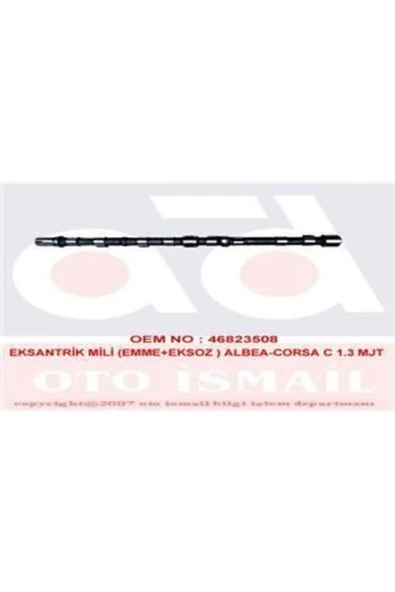 Gemsaft Ftalb01 Eksantrik Mili Palio Albea Doblo Fiorino / Astra Corsa 1.3 Jtd 1.3 Cdtı 16v Emme Egz ürün görseli 1