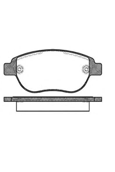 MGA 55164 Fren Balatası Ön Fıssız 500 07- Linea 07- Doblo 01- / 207 06- 307 00- 1007 05- / Xsara 97- ürün görseli 1