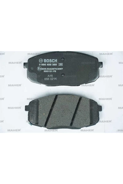 Bosch 0986495369 Fren Balatası Ön Cerato 10- ürün görseli 1