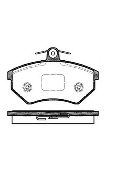 MGA 55203 Fren Balatası Ön Golf Iıı 91- Golf Iv 97- Polo Iıı 99- Lupo 98- Jetta Iı Passat B3 B4 Vent ürün görseli 1