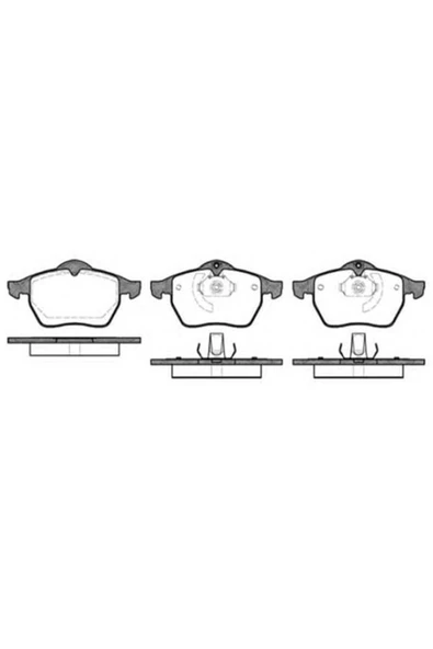 MGA 55191 Fren Balatası Ön Vectra B 95- Calıbra 90- / 9-3 98-03 ürün görseli 1