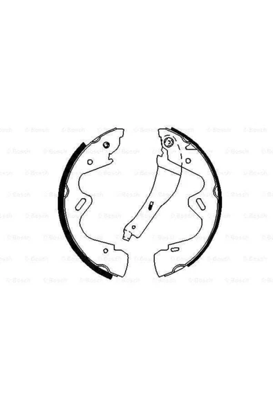 Bosch 0986487700 Pabuçlu Fren Balatası 280.0×65.00 Mm] Uyumlu ürün görseli 1