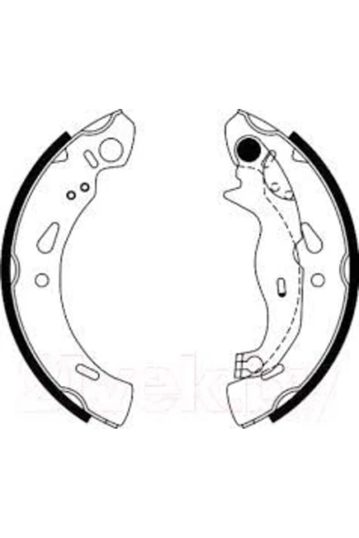 Bosch 0986487856 KAMPANA BALATA FIESTA VI 08- / MAZDA 2 07- 200x32 ürün görseli 1
