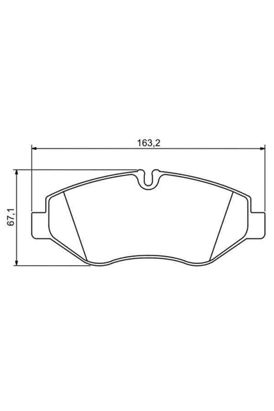 MGA 55371 Fren Balatası Ön Daily Iıı 99- Daily Iv 07- Daily V 11- Daily Vı 14- Uyumlu ürün görseli 1