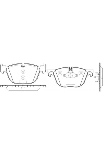 VALEO 670130 Ön Balata E70×5 3.0d-3.0si-4.8i E71 72×6 35i-30d-35d 08 F15 13 F85 13 F16 F86 14