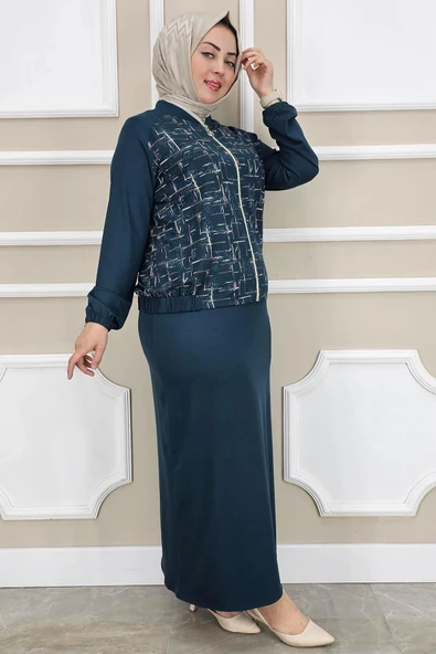 KADIN DESENLİ TESETTÜR TAKIM