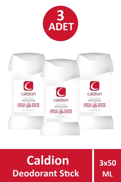 Caldion Deodorant Stick For Women 50 gr 3 Adet