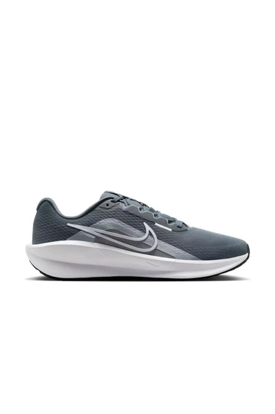 Nike DOWNSHIFTER 13 FD6454 010 Erkek Yürüyüş ve Koşu Ayakkabısı Gri Beyaz 40-45 - Resim 6