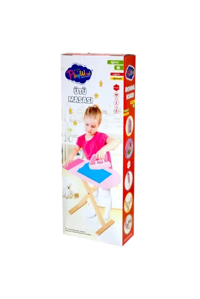 Ahşap Ütü Masası Seti Ironing Board Eğitici Eğlenceli Sağlıklı Ahşap Ütü Masası
