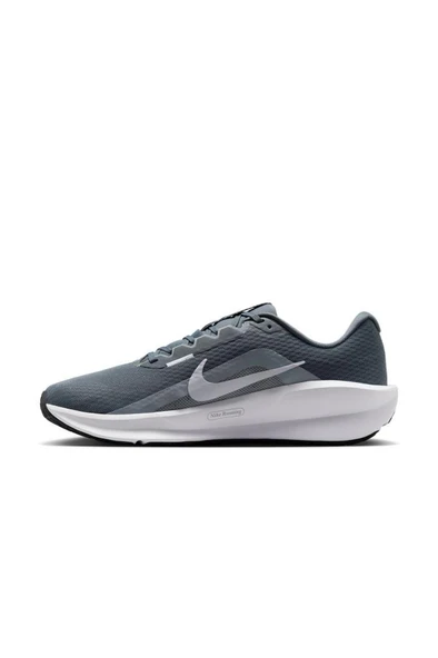 Nike DOWNSHIFTER 13 FD6454 010 Erkek Yürüyüş ve Koşu Ayakkabısı Gri Beyaz 40-45 - Resim 5