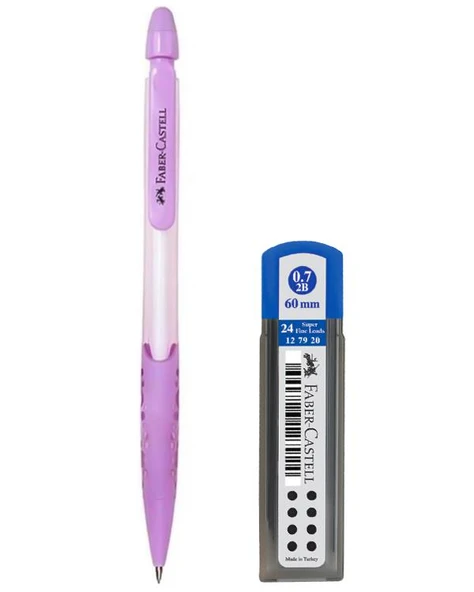 Faber Castell Bubble 07 Mekanik Kurşun Kalem Mor 532710 - 2