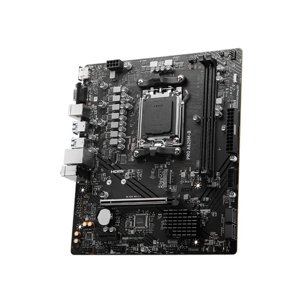 MSI PRO A620M-B AMD A620 AM5 DDR5 6800MHz mATX Anakart - 3