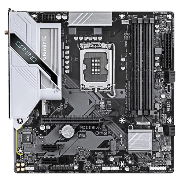 GIGABYTE B760M GAMING PLUS WIFI6 DDR4 HDMI-DP PCIE 4.0 1700P mATX - Resim 2