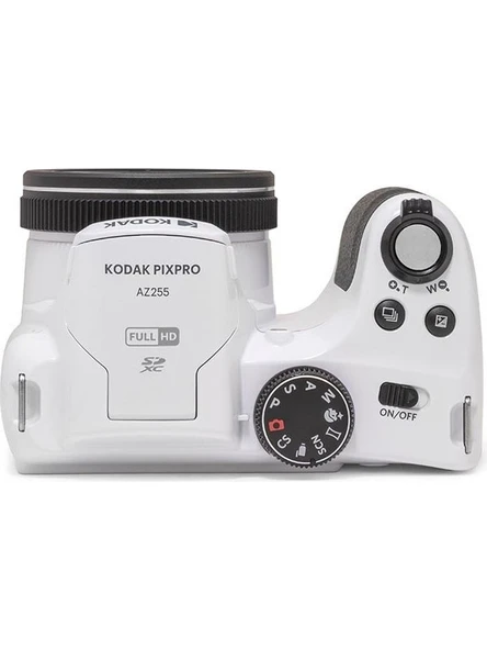 Kodak Astro Zoom AZ255/25X Yakınlaştırma Dijital Fotoğraf Makinesi-Beyaz - 3