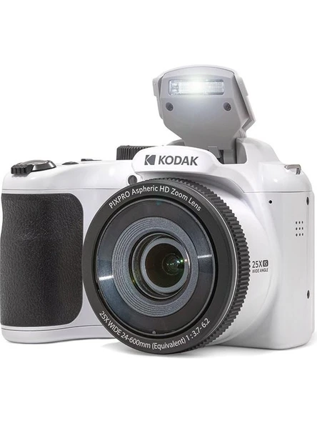 Kodak Astro Zoom AZ255/25X Yakınlaştırma Dijital Fotoğraf Makinesi-Beyaz