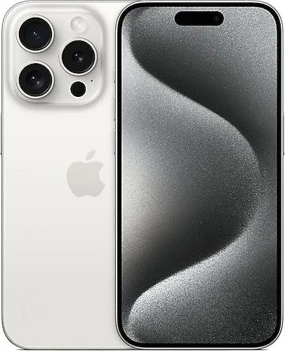 iPhone 15 Pro 128 GB Beyaz Titanyum (İthalatçı Türkiye Garantili)