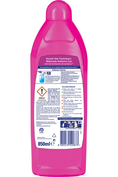 Vanish Kosla Halı Şampuanı Makinede Yıkama 2x850 ml - 8