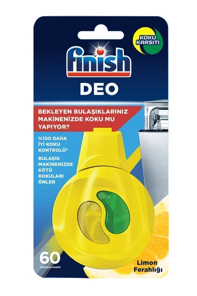 Finish Deo Bulaşık Makinesi Kokusu Limon Ferahlığı 50 Yıkama - 2