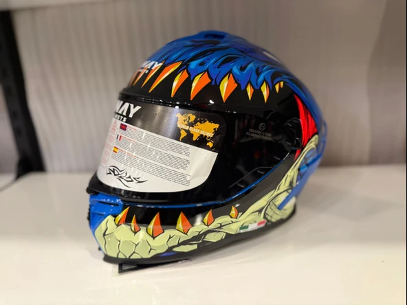 KASK SWAY SW 867 STORM Blue Full Face