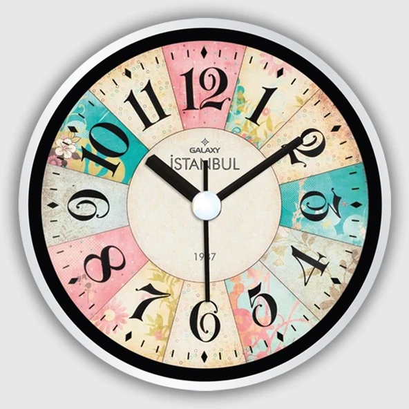 Galaxy Mıknatıslı Buzdolabı Saatleri, Yuvarlak, 10 cm - 5