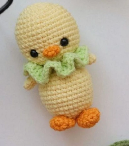 2'Lİ MİNİK AMİGURUMİ OYUNCAK PENGUEN VE CİVCİV - 2