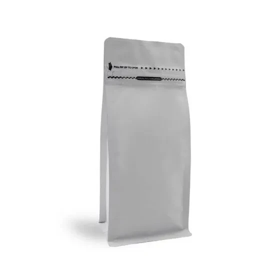 MAT BEYAZ METALİZE KİLİTLİ FLAT BOTTOM (11,5X21,5) CM 1000 adet