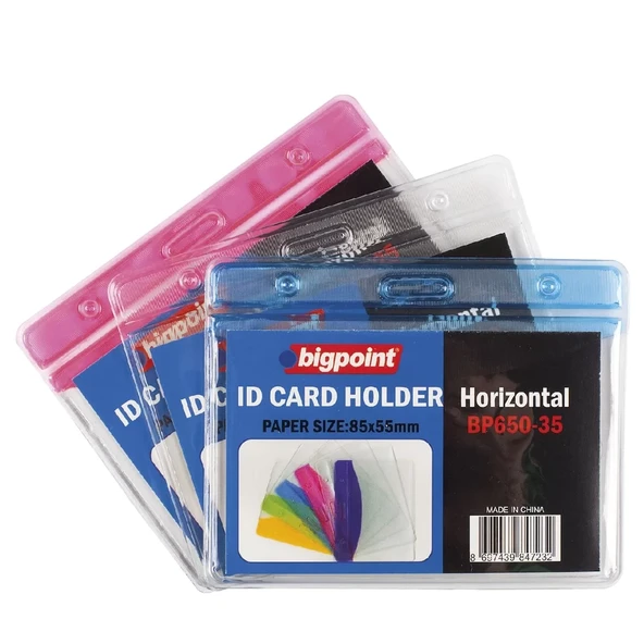 Bigpoint Korumalı Kart Poşeti Yatay Mavi 85x55mm - 2