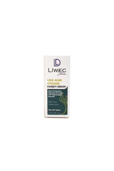 LIWECDERMA Liwec Derma LEKE AKNE GÖZENEK KARŞITI SERUM 30 ML - 4