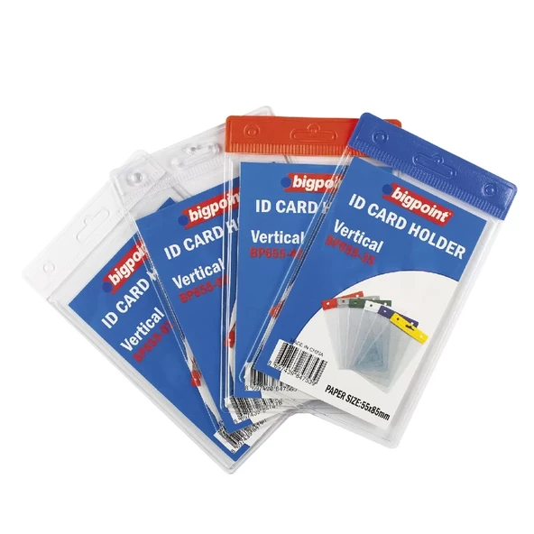 Bigpoint Kart Poşeti Dikey Şeffaf 55x85mm - Resim 2