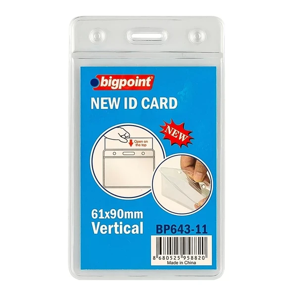 Bigpoint BP643 Kart Poşeti Dikey 61x90mm (10 lu)