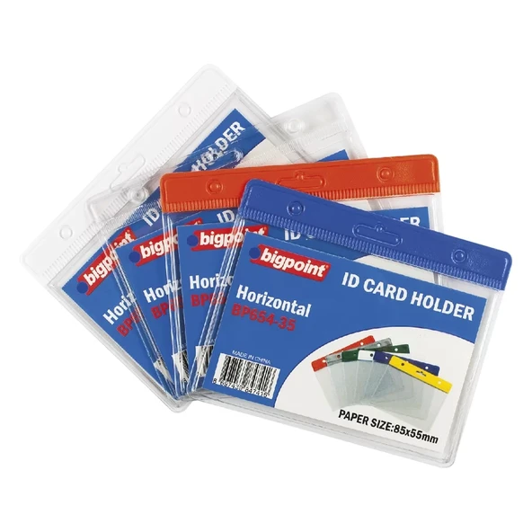 Bigpoint Kart Poşeti Yatay Şeffaf 85x55mm - 2